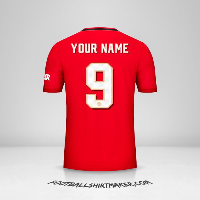 Manchester United 2019/20 Cup shirt number 9 your name