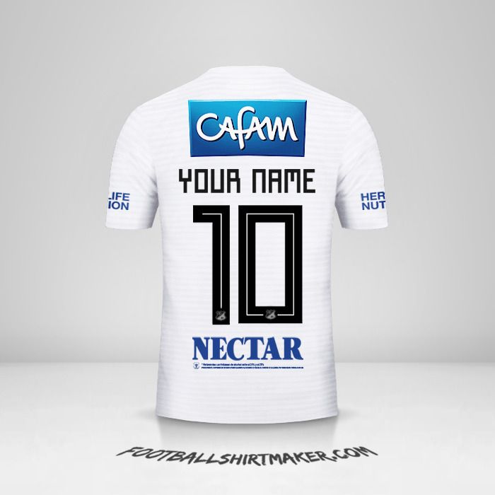 Millonarios FC 2018 II shirt number 10 your name
