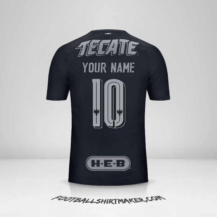 Monterrey 2017/18 II shirt number 10 your name