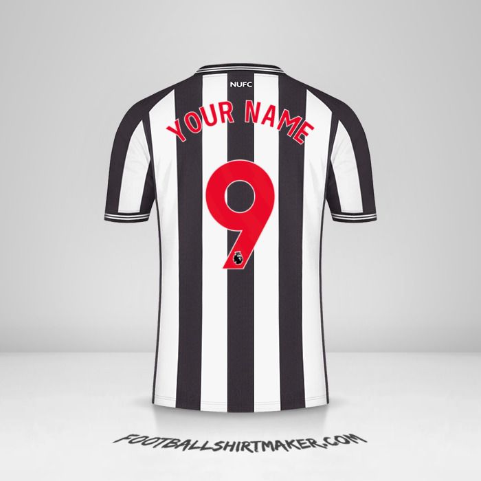 Newcastle United FC 2023/2024 shirt number 9 your name