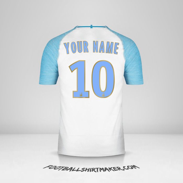 Olympique de Marseille 2018/19 shirt number 10 your name