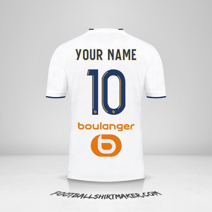 Olympique de Marseille 2022/2023 shirt number 10 your name