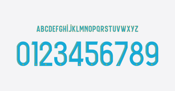 Font Olympique De Marseille Shirt 2023 2024 Names Letters Numbers Nameset Preview 01 4499