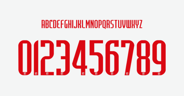 Font Olympique Lyon Shirt 2021 2022 Uel Names Letters Numbers Nameset Preview 00 4307