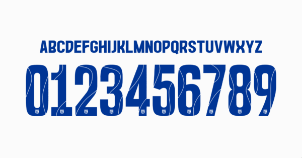 Font Olympique Lyon Shirt 2025 2026 Cup Names Letters Numbers Nameset Preview 02 4924