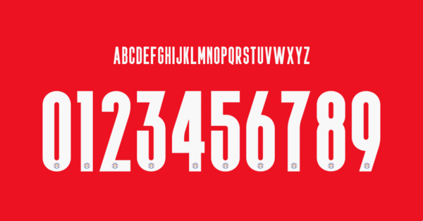 Font Paraguay Shirt 2020 2021 Names Letters Numbers Nameset Preview 00 4135
