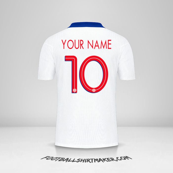 Paris Saint Germain 2020/21 Cup II shirt number 10 your name