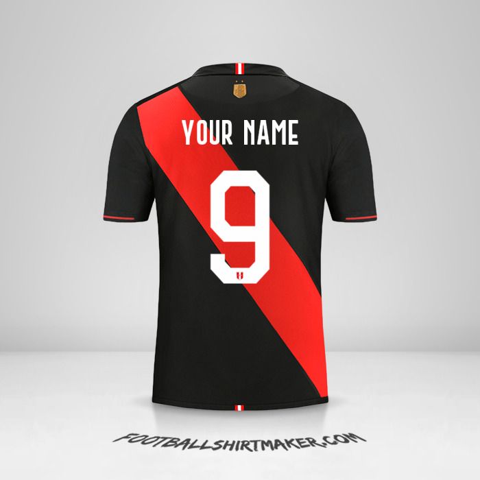 Peru Copa América 2019 II shirt number 9 your name