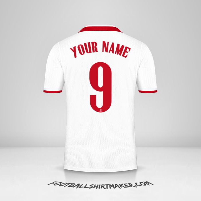 Poland 2020/2021 shirt number 9 your name