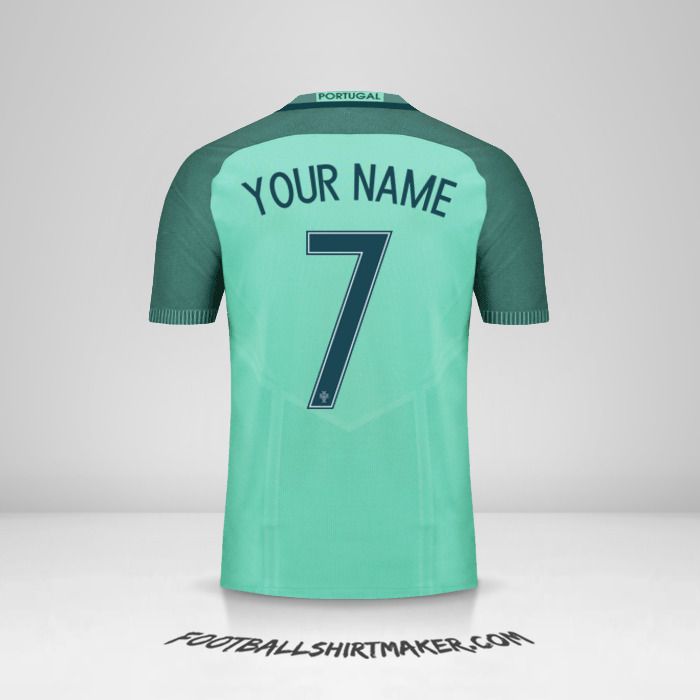 Portugal 2016 II shirt number 7 your name