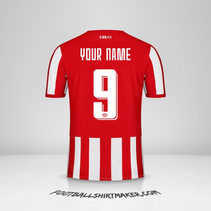 PSV 2019/20 Cup shirt number 9 your name
