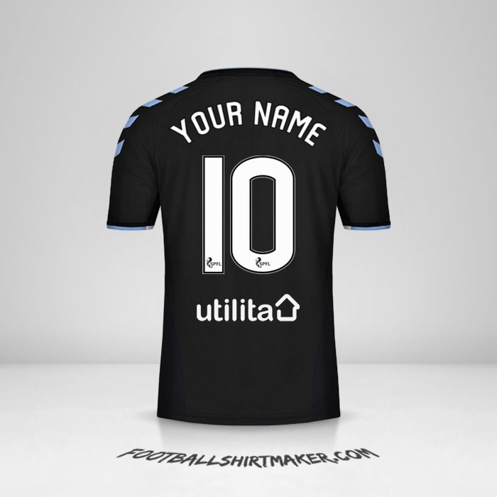Rangers FC 2019/20 II shirt number 10 your name