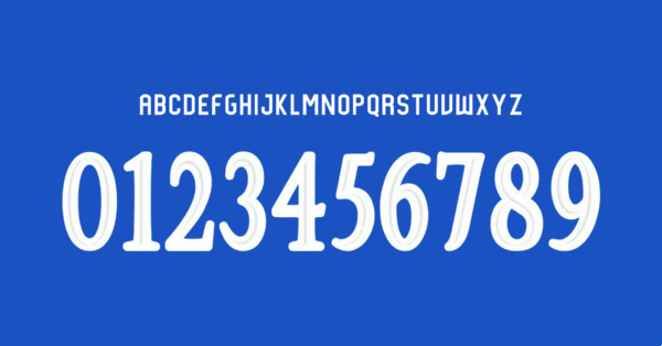 Font Rangers Fc Shirt 2019 20 Cup Names Letters Numbers Nameset Preview 01 3817