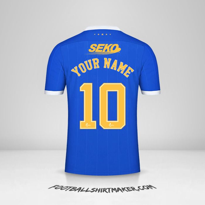 Rangers FC 2021/2022 shirt number 10 your name