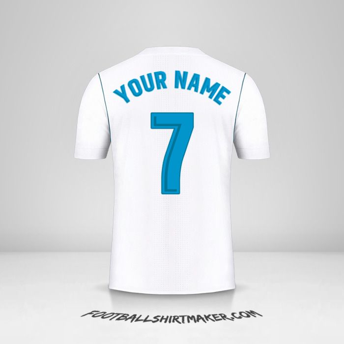 Real Madrid CF 2017/18 shirt number 7 your name