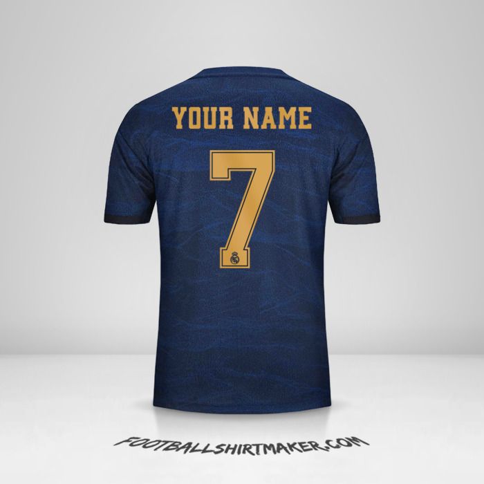 Real Madrid CF 2019/20 Cup II  shirt number 7 your name