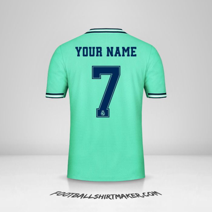 Real Madrid CF 2019/20 Cup III shirt number 7 your name