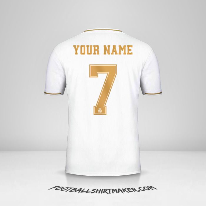 Make Real Madrid Cf 2019 20 Cup Custom Shirt With Your Name