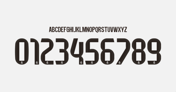 Font Real Madrid Cf Shirt 2025 2026 Cup Names Letters Numbers Nameset Preview 01 4817