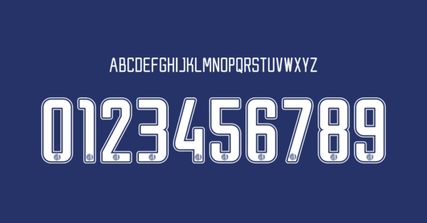 Font San Lorenzo Shirt 2020 Names Letters Numbers Nameset Preview 00 3740