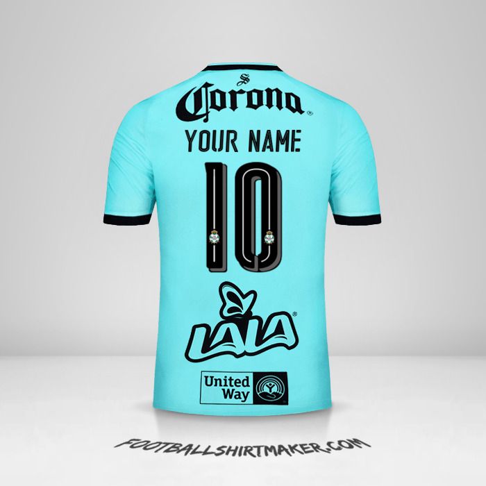Santos Laguna 2017/18 III shirt number 10 your name