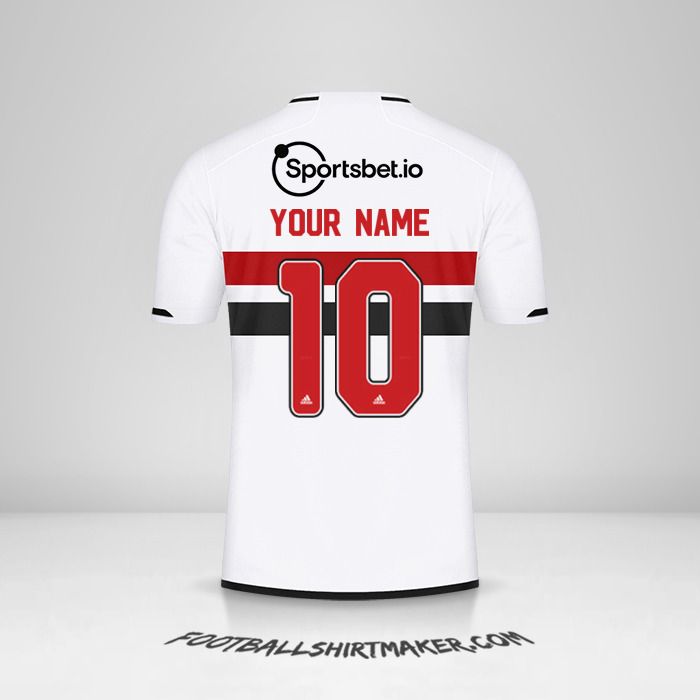 Sao Paulo FC 2023/2024 shirt number 10 your name