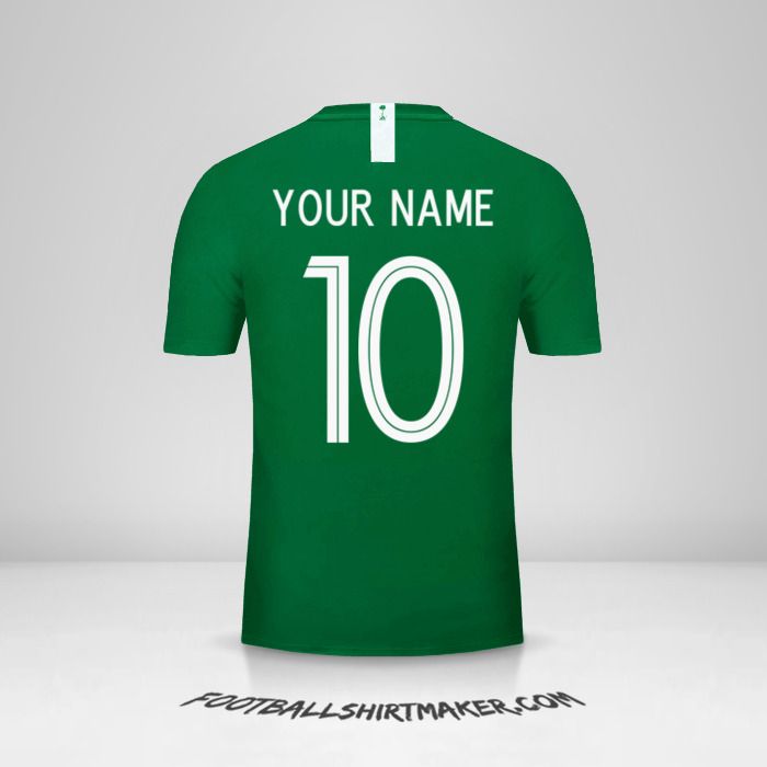 Saudi Arabia 2018 II shirt number 10 your name