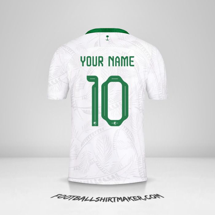 Saudi Arabia 2022 shirt number 10 your name
