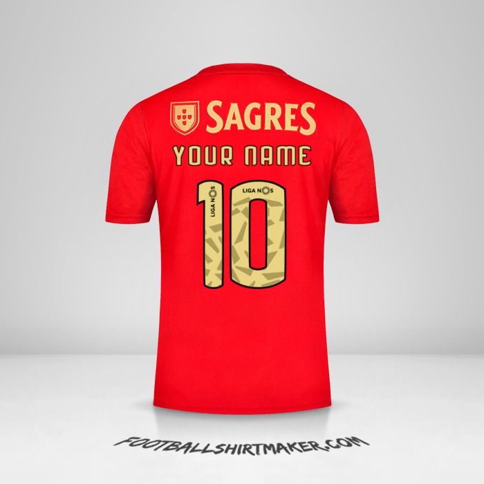 SL Benfica 2020/21 shirt number 10 your name