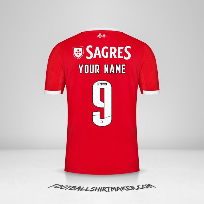 SL Benfica 2022/2023 shirt number 9 your name