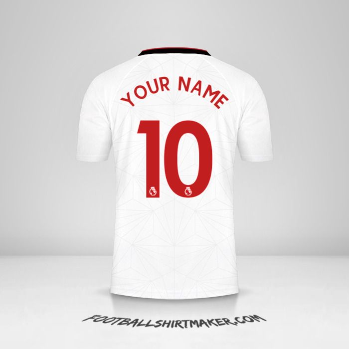 Southampton FC 2022/2023 shirt number 10 your name