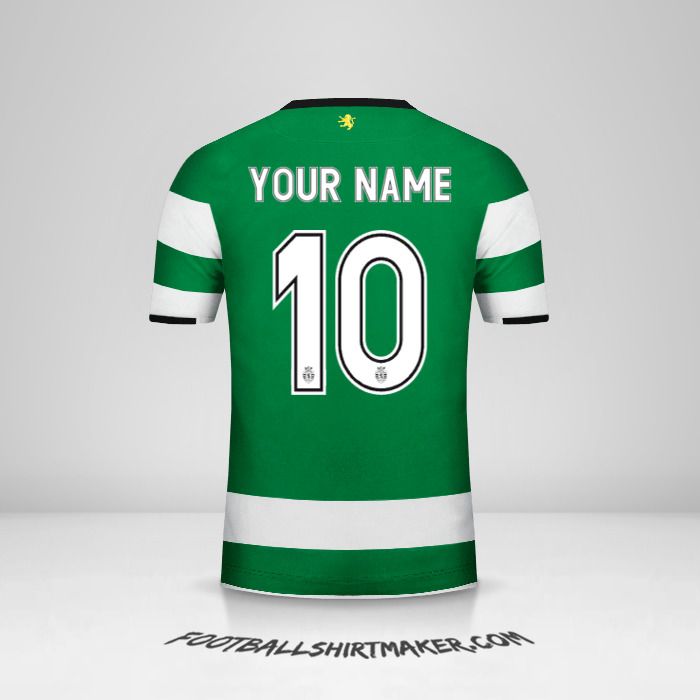 Sporting Clube 2017/18 Cup shirt number 10 your name
