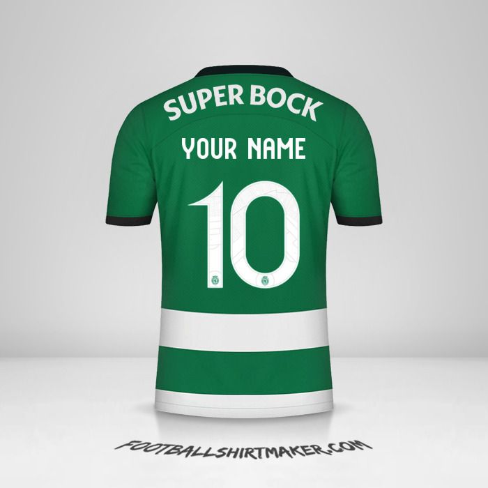 Sporting Clube 2023/2024 Cup shirt number 10 your name