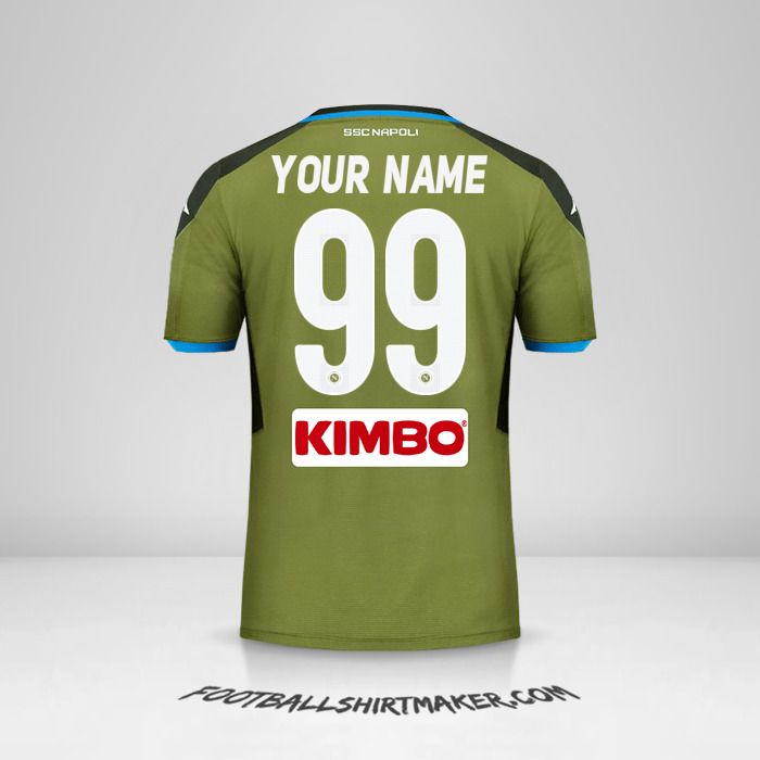 SSC Napoli 2019/20 II shirt number 99 your name