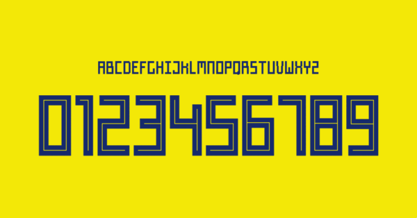 Font Sweden Shirt 2018 Names Letters Numbers Nameset Preview 01 3043