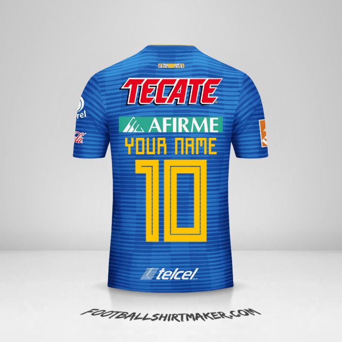 Tigres UANL 2018/19 II shirt number 10 your name