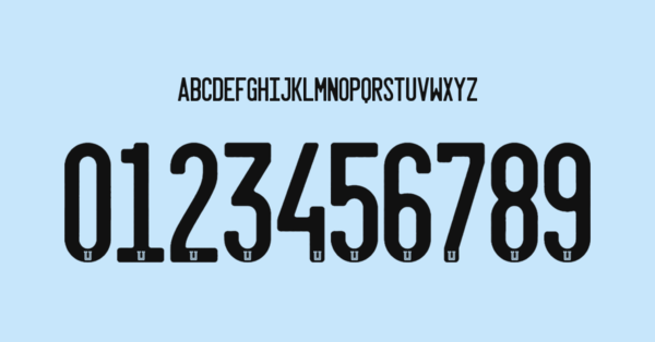 Font Tigres Uanl Shirt 2021 2022 II Names Letters Numbers Nameset Preview 00 4242