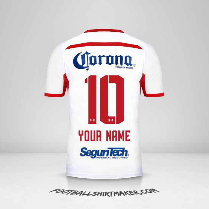 Toluca FC 2018/19 II shirt number 10 your name