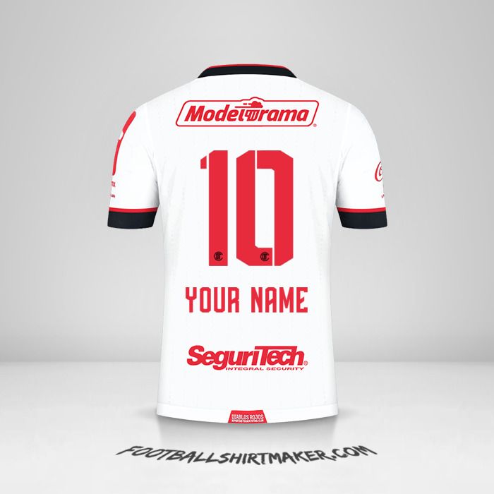 Toluca FC 2021 II shirt number 10 your name