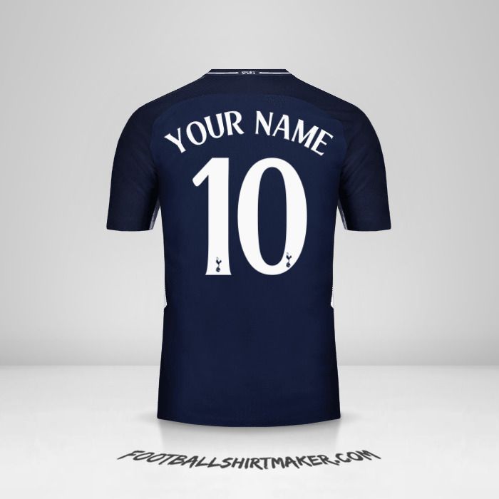Tottenham Hotspur 2017/18 Cup II shirt number 10 your name