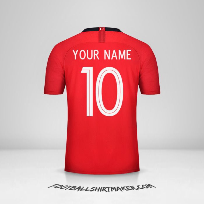 Turkey 2018/19 shirt number 10 your name