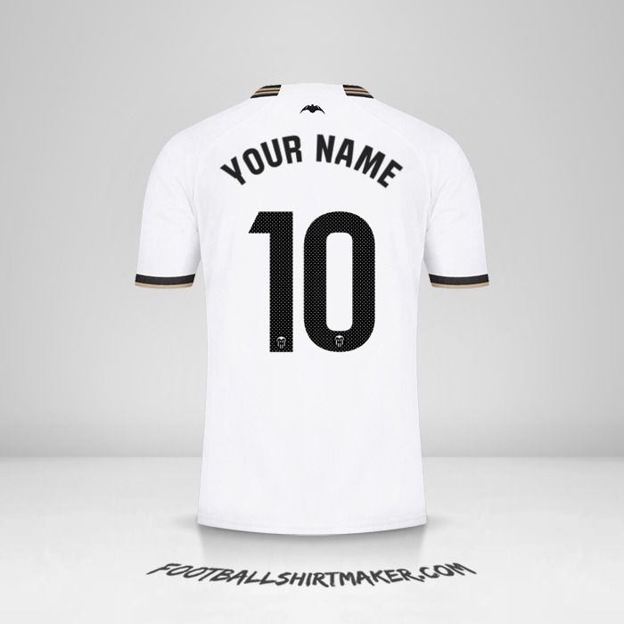 Valencia CF 2023/2024 shirt number 10 your name