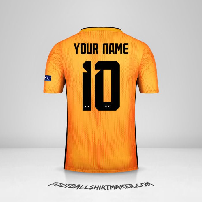 Wolverhampton Wanderers 2019/20 Cup shirt number 10 your name