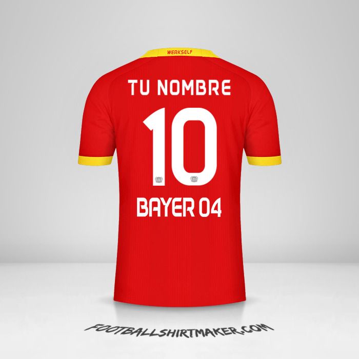 Jersey Bayer 04 Leverkusen 2020/21 II número 10 tu nombre