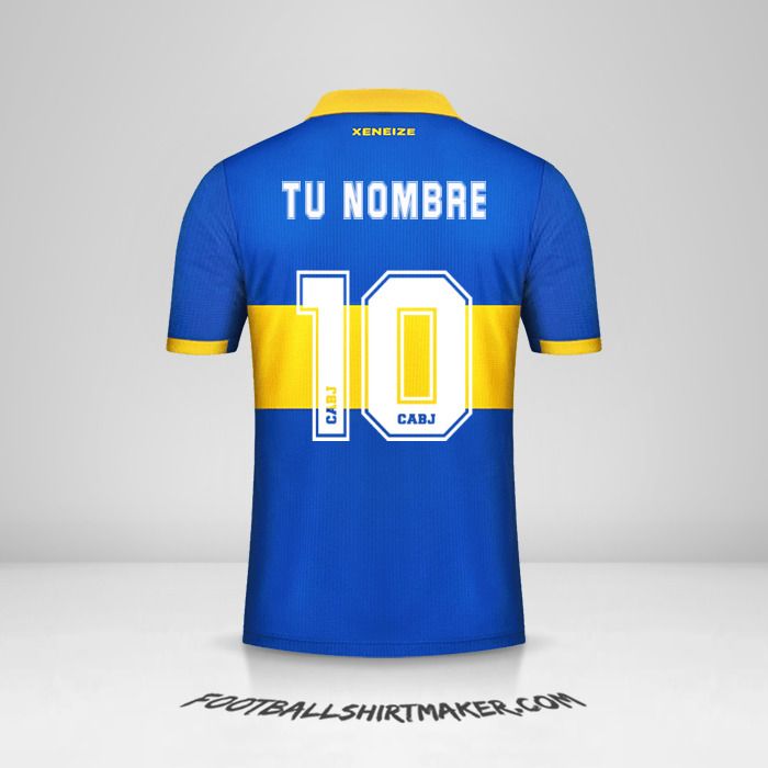 Jersey Boca Juniors 2022/2023 número 10 tu nombre