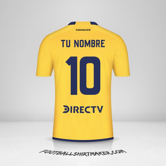 Jersey Boca Juniors 2023/2024 II número 10 tu nombre