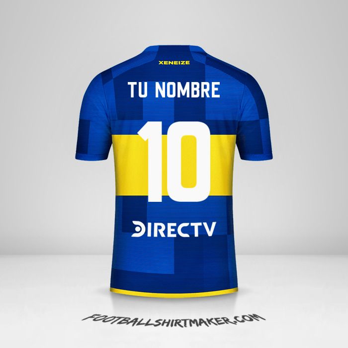 Jersey Boca Juniors 2023/2024 número 10 tu nombre