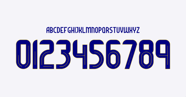 Tipografia Boca Juniors Jersey 2024 2025 II Nombres Letras Numeros Dorsales Fuente Preview 00 4729
