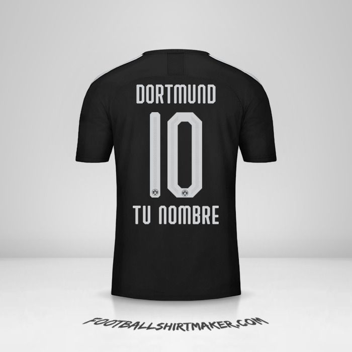 Jersey Borussia Dortmund 2019/20 II número 10 tu nombre