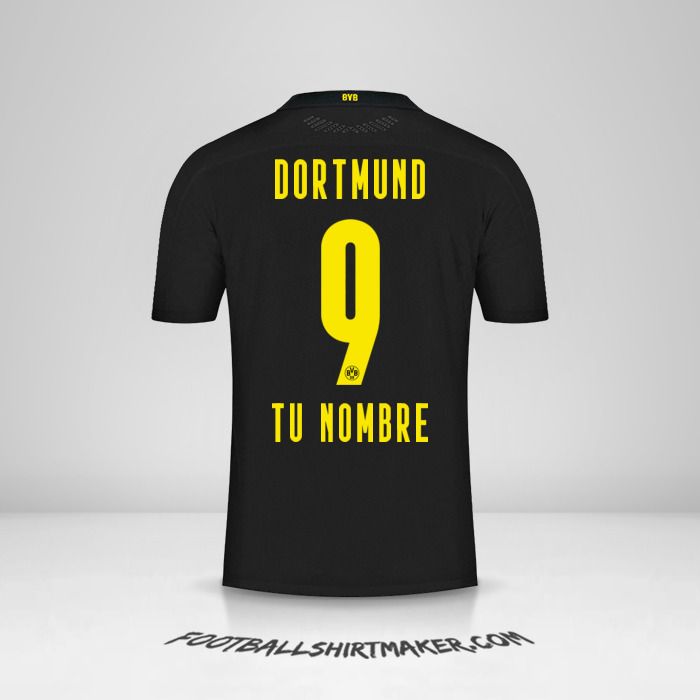Jersey Borussia Dortmund 2020/21 II número 9 tu nombre